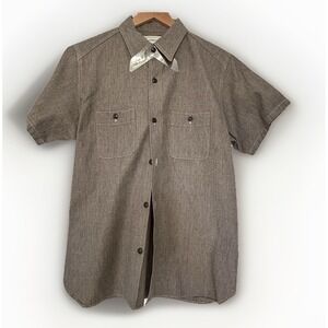 Full Count Clothing Factory Gray Chambray Denim Work Shirt 42 (L) Japan $245